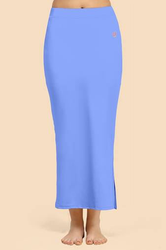 Skyblue women's lycra spandex saree shapewear petticoat for women