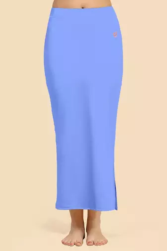 Skyblue women's lycra spandex saree shapewear petticoat for women