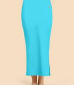 Turquoise women's lycra spandex saree shapewear petticoat for women