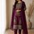 Women's premium handworked pure cotton kurta pant dupatta set