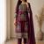 Women's premium handworked pure cotton kurta pant dupatta set