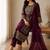 Women's premium handworked pure cotton kurta pant dupatta set