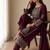 Women's premium handworked pure cotton kurta pant dupatta set