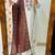 Women's block printed pure cotton kurta palazzo dupatta set with mirror work