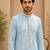 Sky blue embroidered  kurta