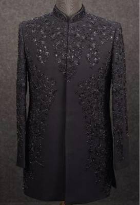 embroidery and beads work heavy armani mens indo western 2