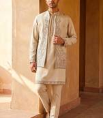 embroidery and sequence work heavy armani mens indo western