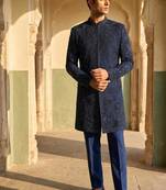 embroidery and beads work heavy armani mens indo western