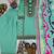 Heavy natural silk palazzo set with embroidery & digital dupatta