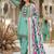 Heavy natural silk palazzo set with embroidery & digital dupatta