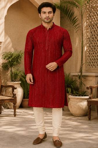 Crimson e embellished kurta