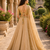 gold tissue lehenga choli