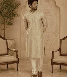  pastel gold printed  kurta