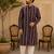  maroon zigzag printed  kurta