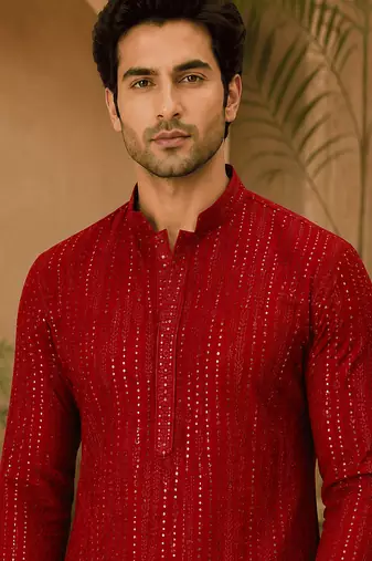 Crimson e embellished kurta