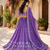 blue silk lehenga choli - free size 