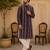  maroon zigzag printed  kurta