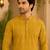 Yellow ethnic printed kurta