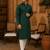 Green ethnic printed kurta