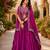 purple silk lehenga choli - free size 