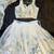 white georgette lehenga choli - free size 