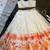 white georgette lehenga choli - free size 