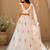 off-white georgette lehenga choli - free size 