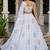 white georgette lehenga choli - free size 
