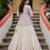 light-off-white jacquard lehenga choli - free size 