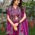 purple silk lehenga choli - free size 