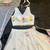 off-white georgette lehenga choli - free size 