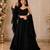 black georgette lehenga choli - free size 