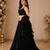 black georgette lehenga choli - free size 