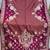 Wine Color Floral Zari Weaving And Attractive Dori Piping Fitting With Hand Dyeing Chainya Tissue Shimmer Saree