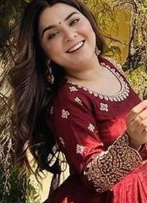 maroon silk blend embroidered anarkali gown with scalloped dupatta 2