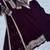 wine faux georgette embroidered anarkali suit with dupatta