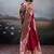 Rani pink banarasi silk blend saree with rich gold zari weaving