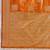 Orange zari woven banarasi silk blend saree with blouse piece