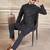 viscose with full embroidery and sequence work mens modi jacket kurta pajama