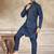 viscose with full embroidery and sequence work mens modi jacket kurta pajama