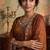 orange color tissue silk blend readymade salwar suit 