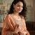 rust color tissue silk blend readymade salwar suit 