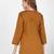 Women brown ethnic motifs embroidered chikankari liva rayon short kurtis