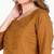 Women brown ethnic motifs embroidered chikankari liva rayon short kurtis
