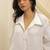 White linen midi dress