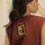 Maroon linen vest top