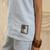 Powder blue linen tunic top