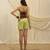 Lime green linen co ord set
