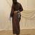 Brown linen co ord set
