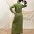 Green linen co ord sets